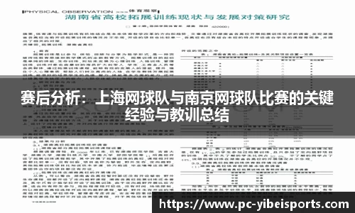 赛后分析：上海网球队与南京网球队比赛的关键经验与教训总结